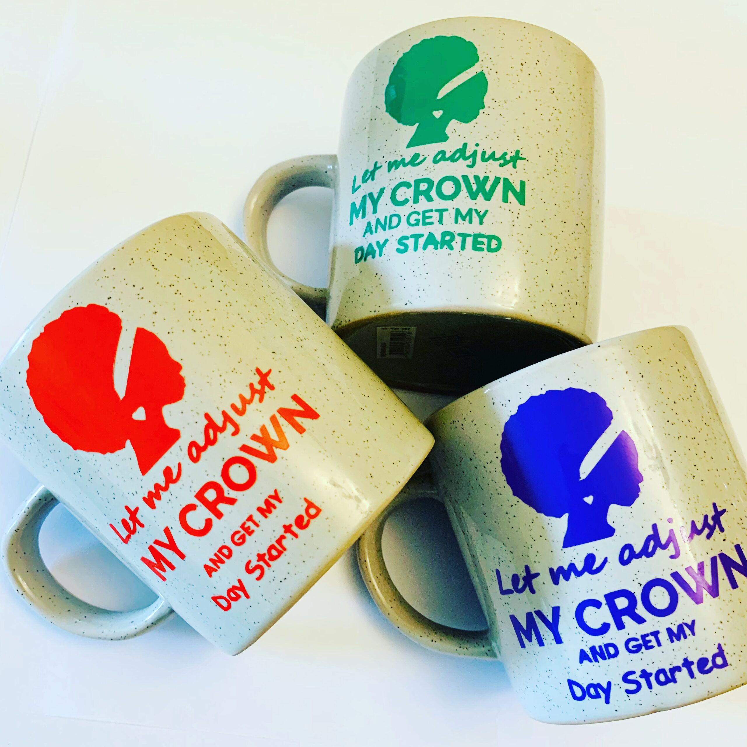 15 Oz Stoneware Mug - Let Me Adjust My Crown -