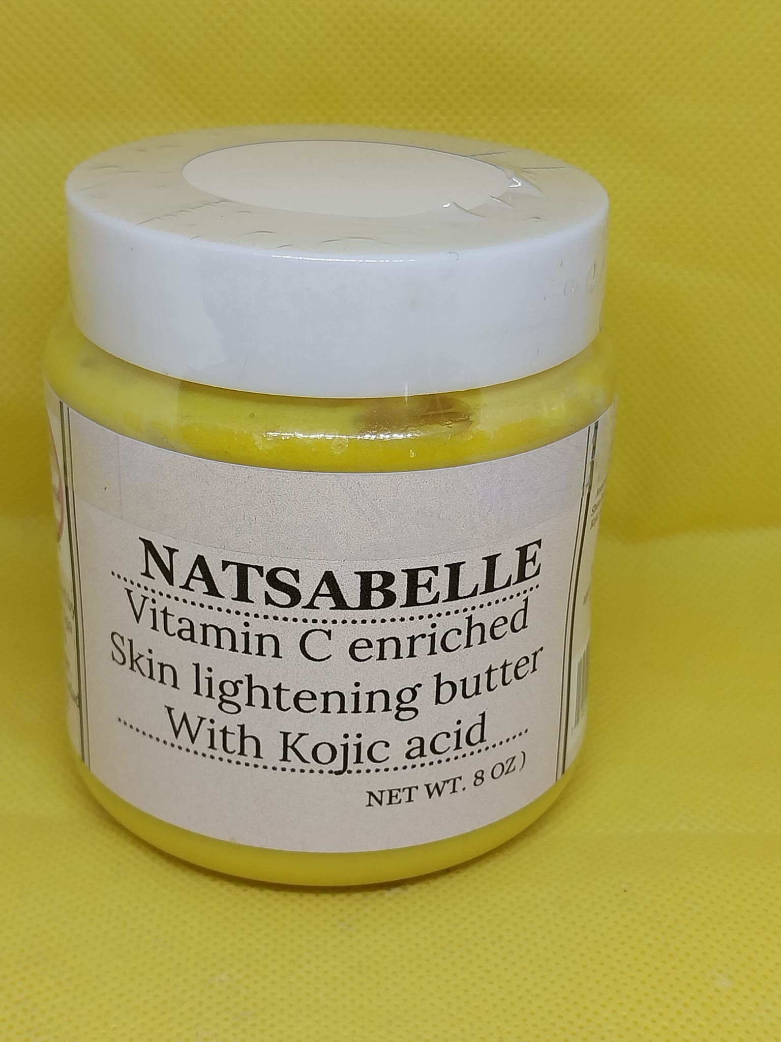 Vitamin C and Kojic acid skin lightening body butter