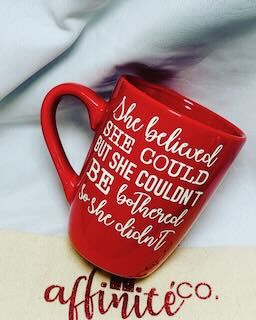 She couldnt be bothered - red