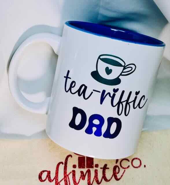 0-0 24 Oz Ceramic Mug - Tea-Riffic Dad